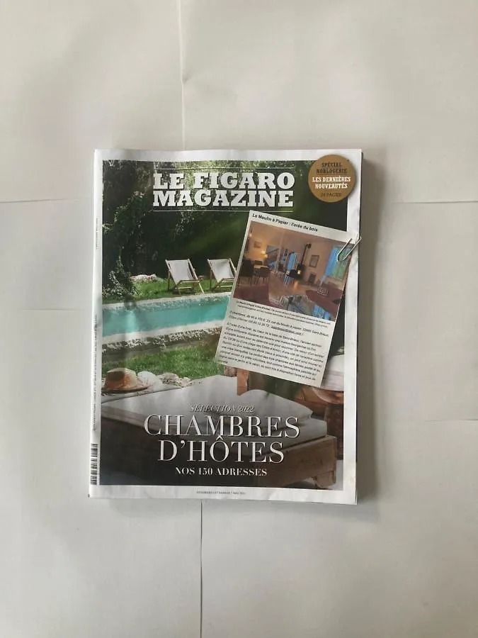 Chambres D Hotes Du Moulin A Papier Σαιν-Μπριέκ Bed and Breakfast